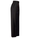 Mens Wool Blend Stretch Flexi Waist Pants [53-M9310]