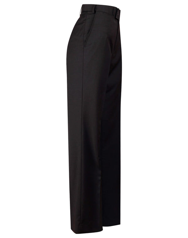 Mens Wool Blend Stretch Flexi Waist Pants [53-M9310]