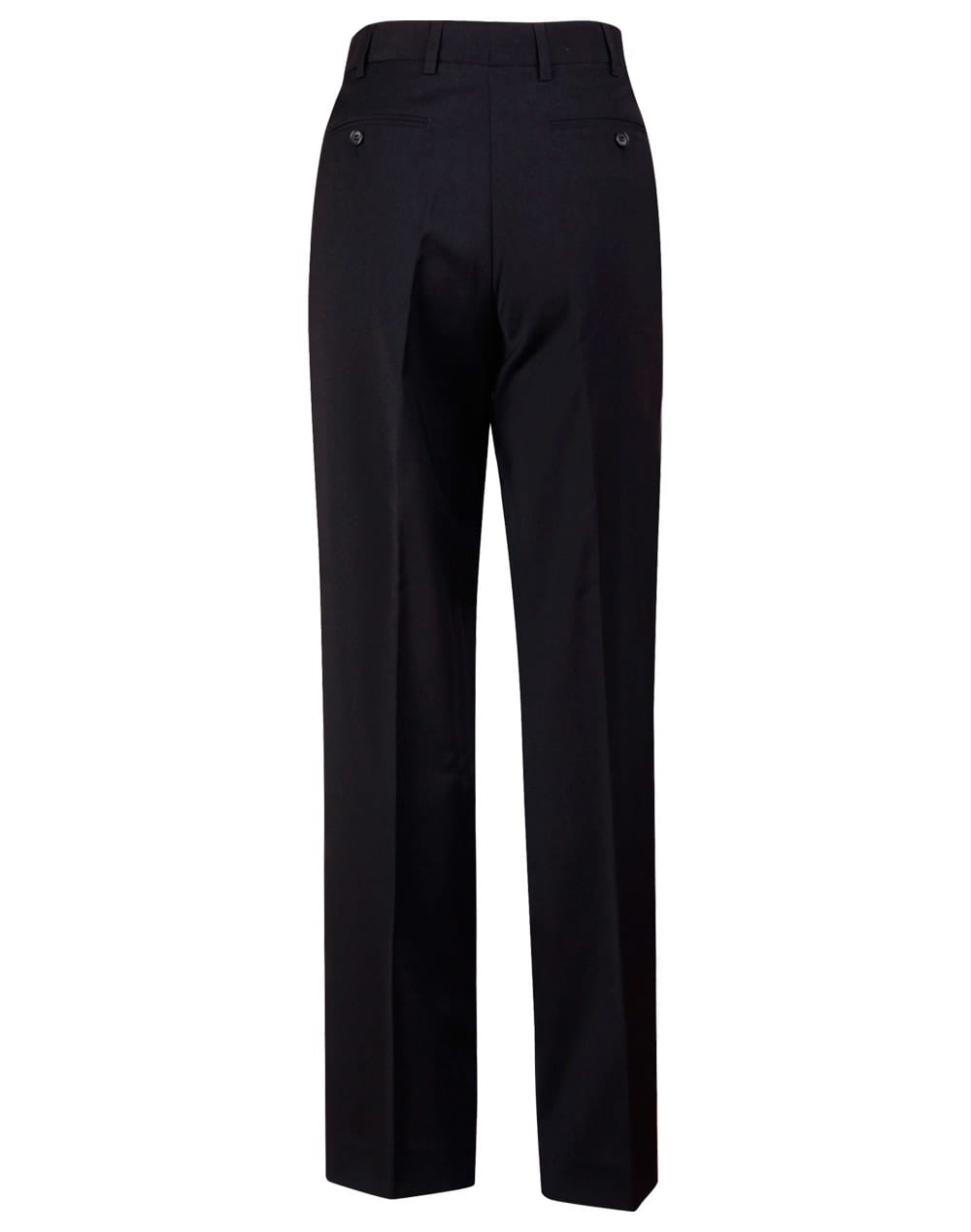 Mens Wool Blend Stretch Flexi Waist Pants [53-M9310]