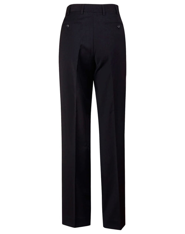 Mens Wool Blend Stretch Flexi Waist Pants [53-M9310]