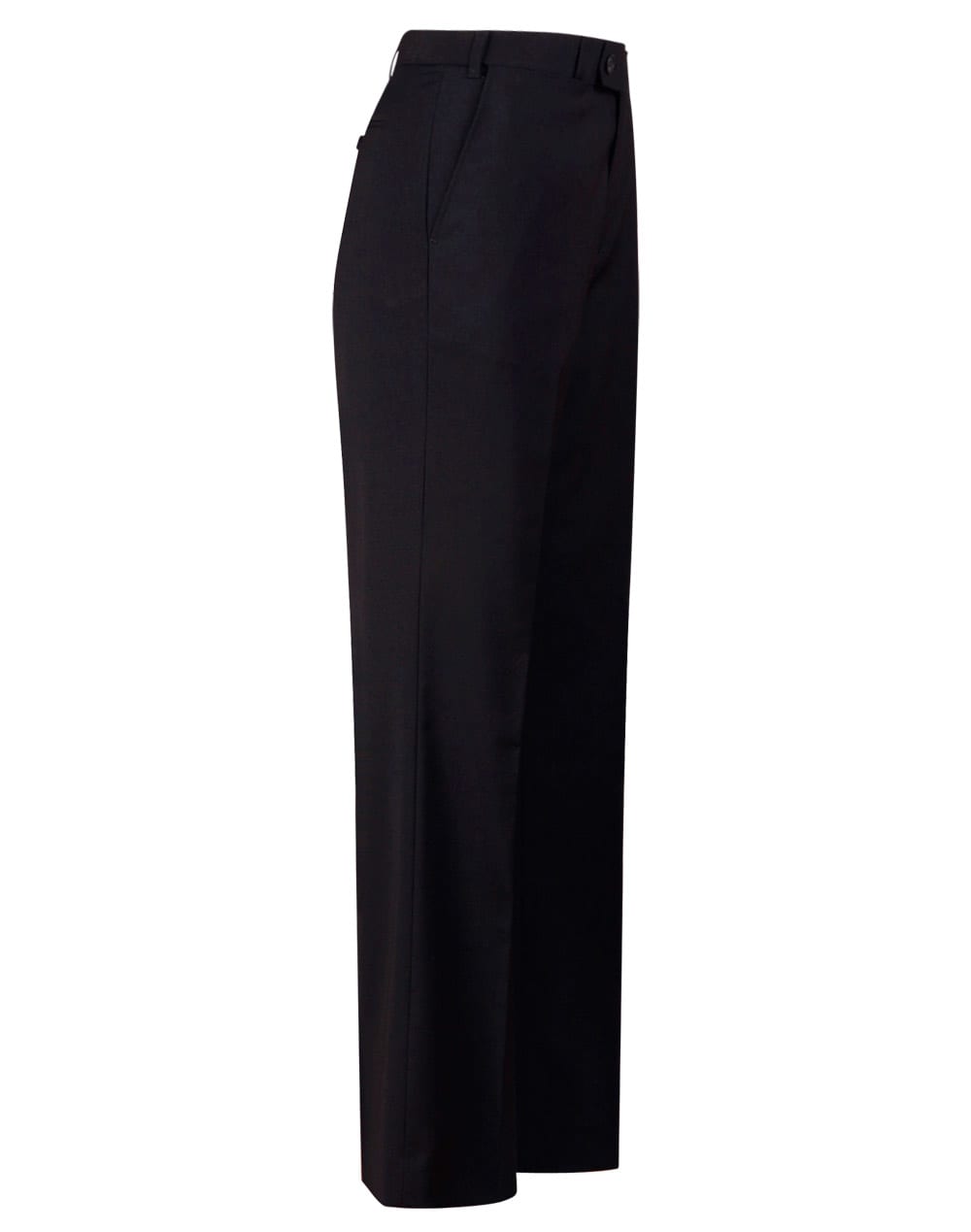 Mens Wool Blend Stretch Flexi Waist Pants [53-M9310]