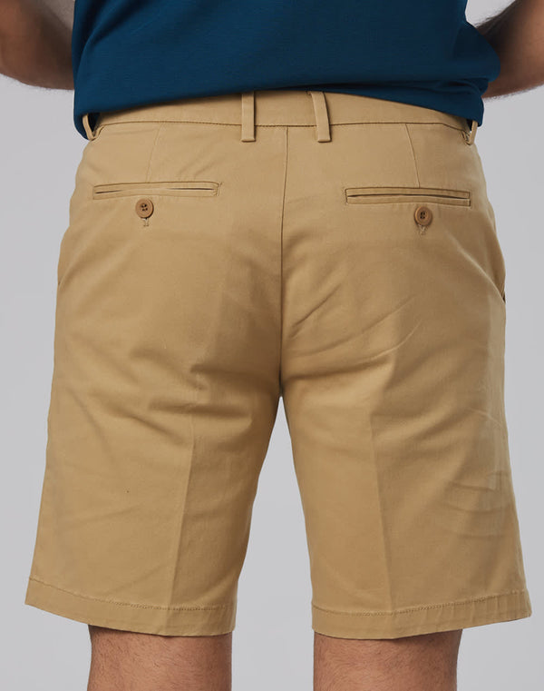 Mens Stretch Cotton Chino Shorts [53-M9381]