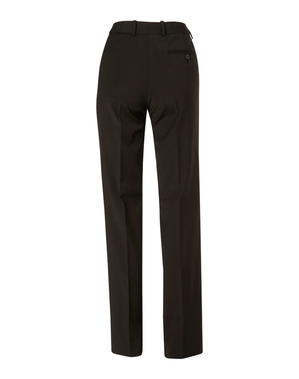 Womens Slim Leg Flexi Waist Pants in Wool Stretch [53-M9400]