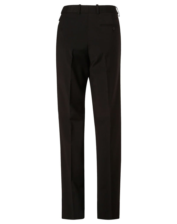 Womens Slim Leg Flexi Waist Pants in Wool Stretch [53-M9400]