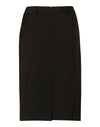 Womens Mid Length Lined Pencil Skirt in Wool Stretch [53-M9470]