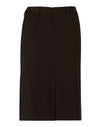 Womens Mid Length Lined Pencil Skirt in Poly/Viscose Stretch [53-M9471]