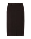 Womens Mid Length Lined Pencil Skirt in Poly/Viscose Stretch [53-M9471]
