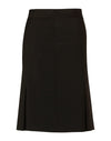 Womens Pleated Skirt in Wool Stretch [53-M9473]