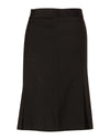 Womens Pleated Skirt in Wool Stretch [53-M9473]