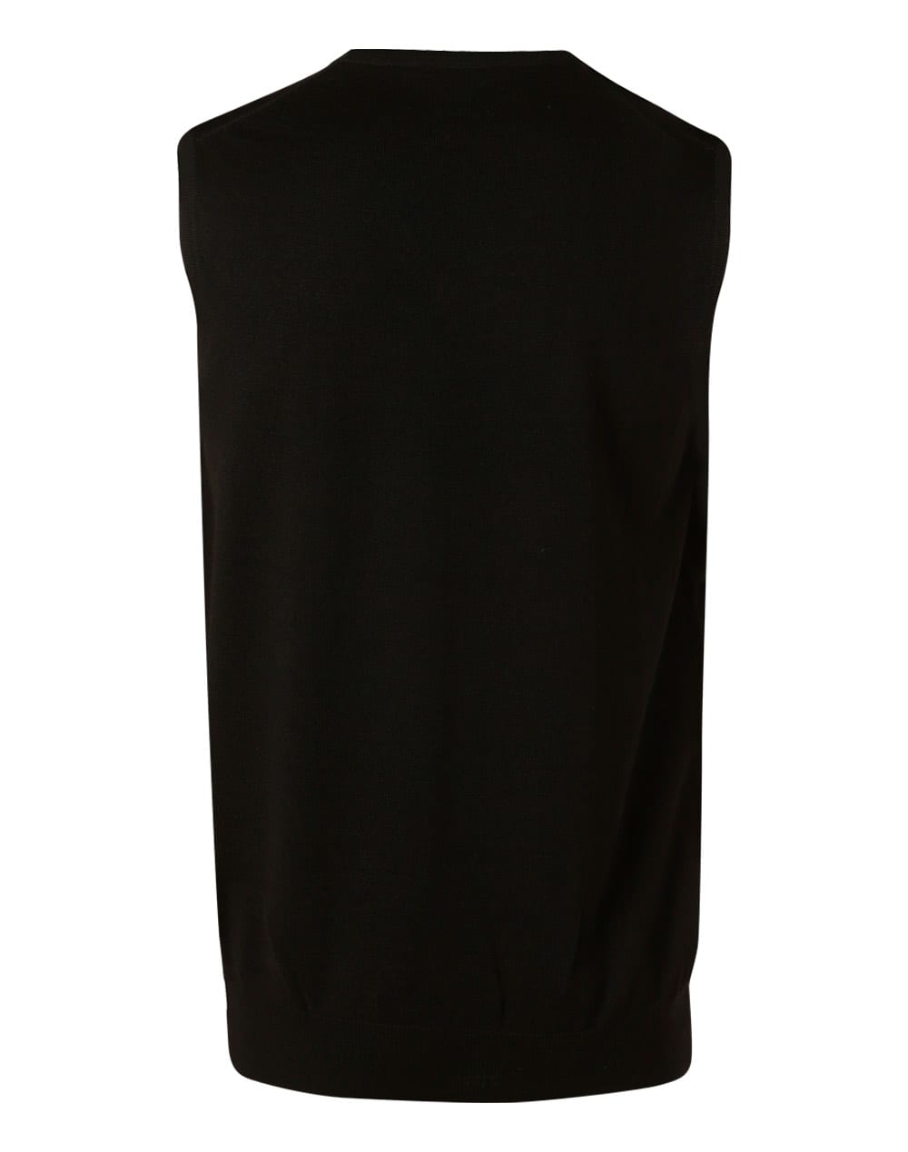 Mens 100 Merino Wool V Neck Vest [53-M9501]