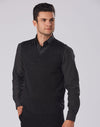 Mens 100 Merino Wool V Neck Vest [53-M9501]