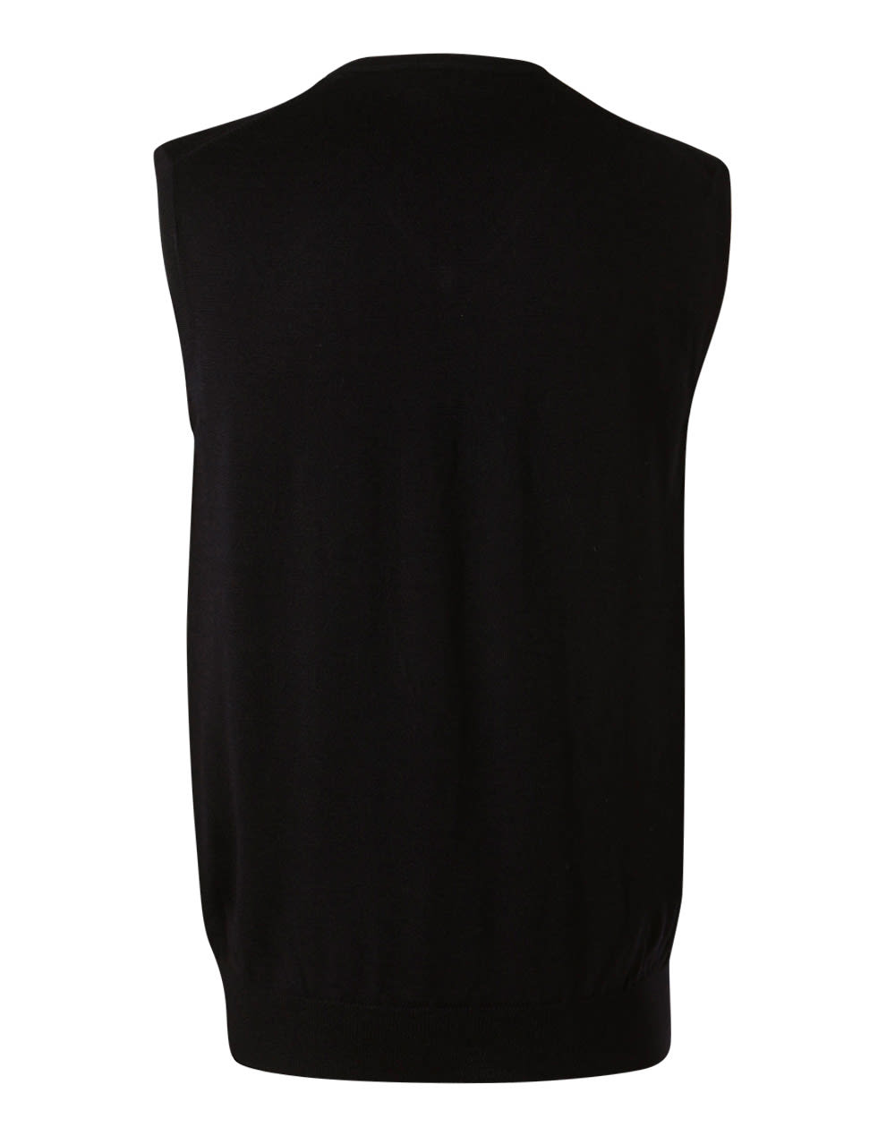 Mens 100 Merino Wool V Neck Vest [53-M9501]