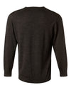 Mens 100 Merino Wool V Neck L/S Sweater [53-M9502]
