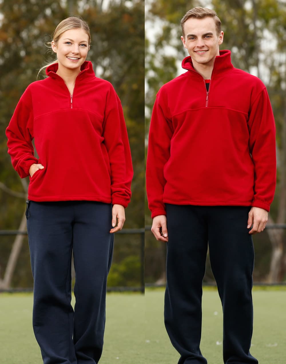 Unisex polar fleece long sleeves [53-PF01]