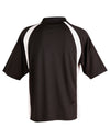 Mens CoolDry Micromesh Contrast Colour Polo [53-PS30]