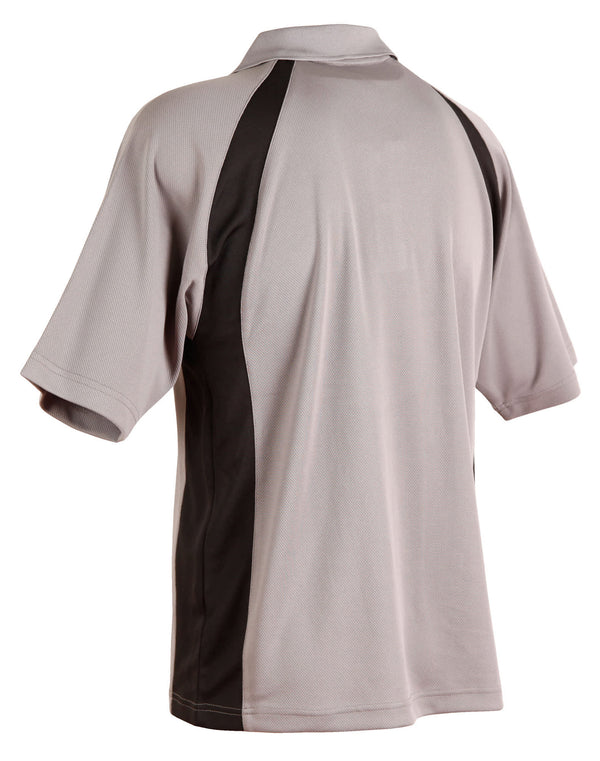 Mens CoolDry Micromesh Contrast Colour Polo [53-PS30]