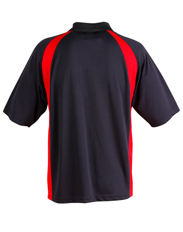 Mens CoolDry Micromesh Contrast Colour Polo [53-PS30]