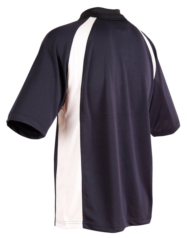 Mens CoolDry Micromesh Contrast Colour Polo [53-PS30]