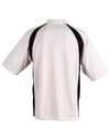 Mens CoolDry Micromesh Contrast Colour Polo [53-PS30]