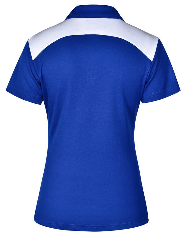 Ladies TrueDry S/S Contrast Polo [53-PS32A]