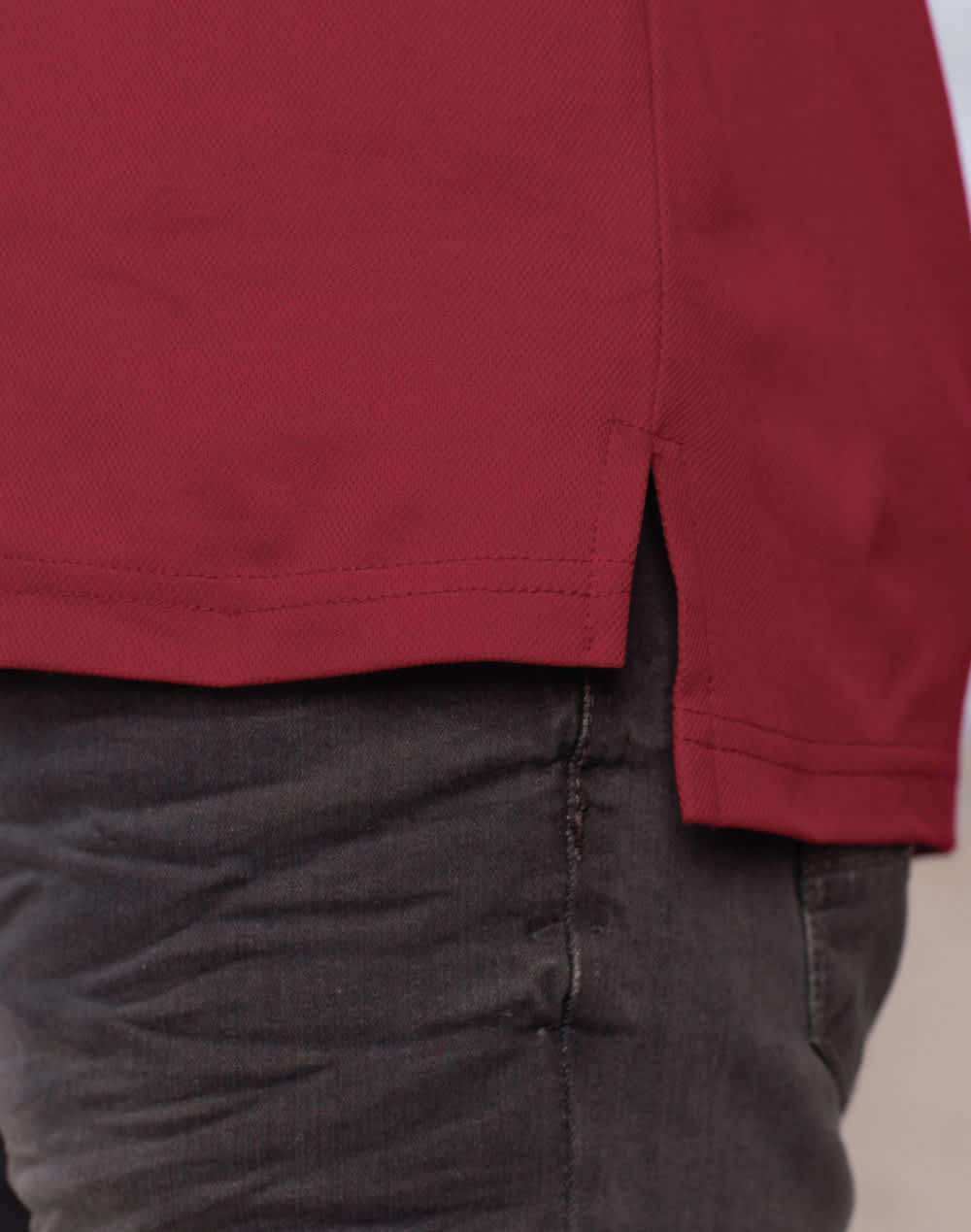 Mens Cotton Back TrueDry L/S Polo [53-PS35]