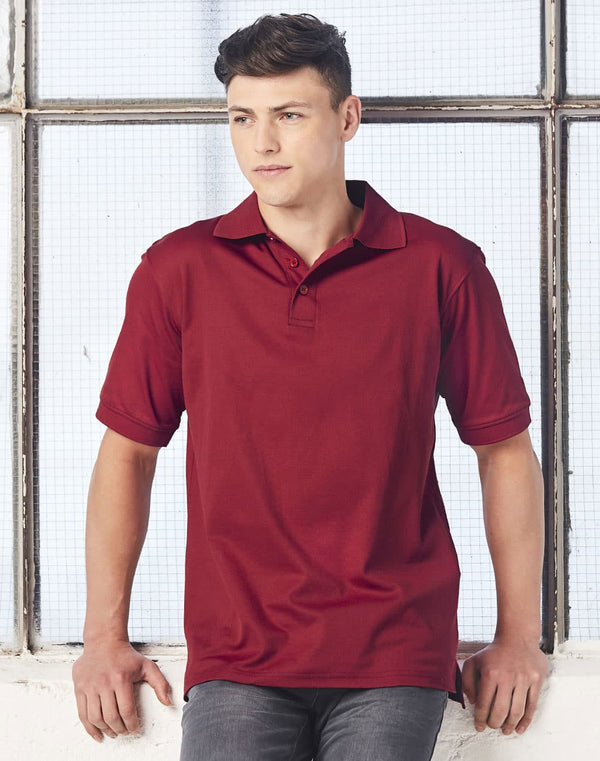 Mens Cotton Back TrueDry S/S Polo [53-PS33]