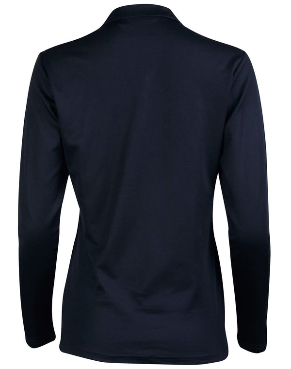 Ladies Cotton Back TrueDry L/S Polo [53-PS36B]