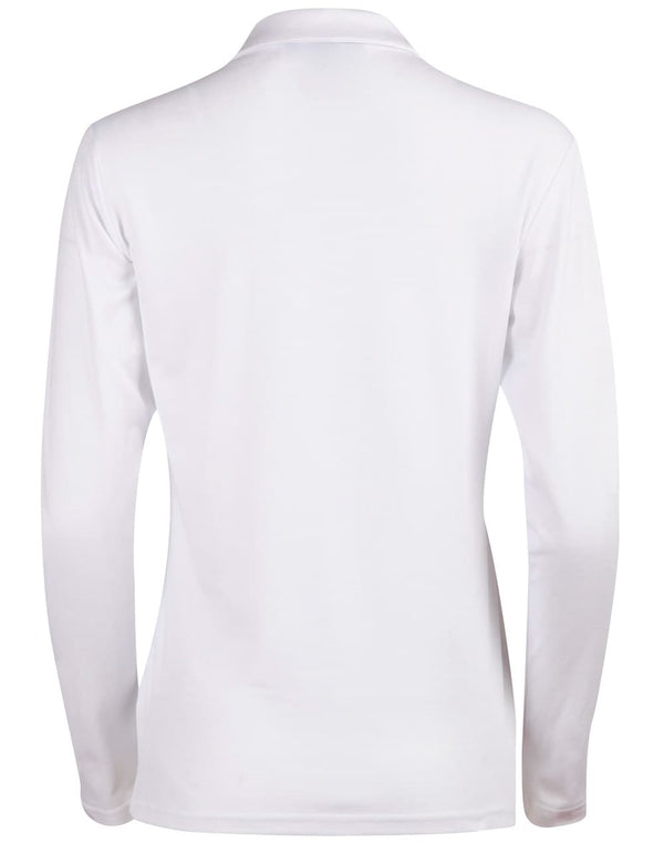 Ladies Cotton Back TrueDry L/S Polo [53-PS36B]