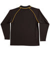 Mens cooldry raglan L/S polo [53-PS43]