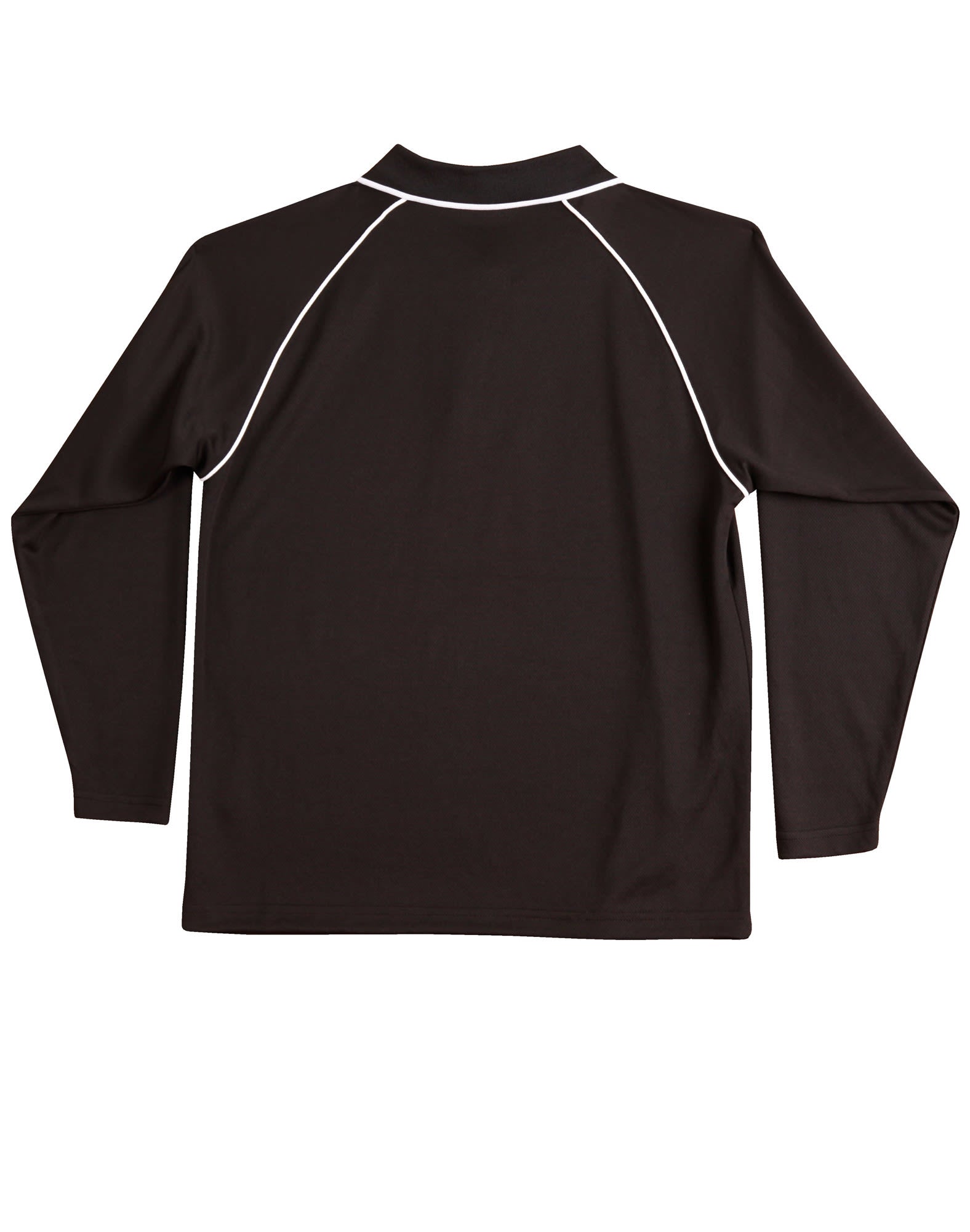 Mens cooldry raglan L/S polo [53-PS43]