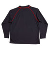 Mens cooldry raglan L/S polo [53-PS43]