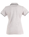 Ladies Poly/Cotton Contrast Pique S/S Polo [53-PS48A]