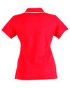 Ladies Poly/Cotton Contrast Pique S/S Polo [53-PS48A]