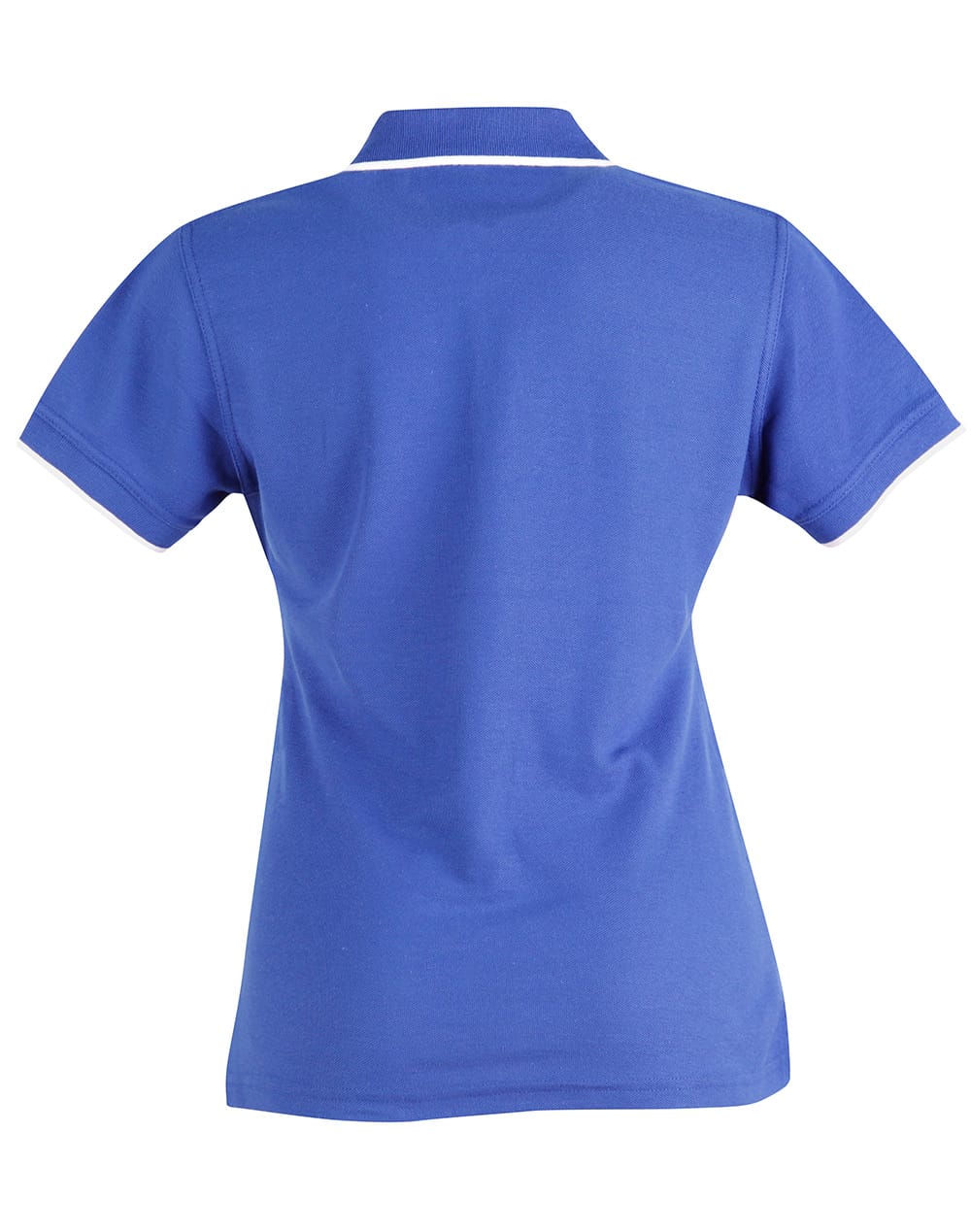 Ladies Poly/Cotton Contrast Pique S/S Polo [53-PS48A]