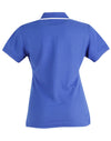 Ladies Poly/Cotton Contrast Pique S/S Polo [53-PS48A]