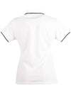 Ladies Poly/Cotton Contrast Pique S/S Polo [53-PS48A]