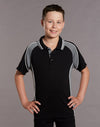 Kids mini waffle CoolDry Polo [53-PS49K]