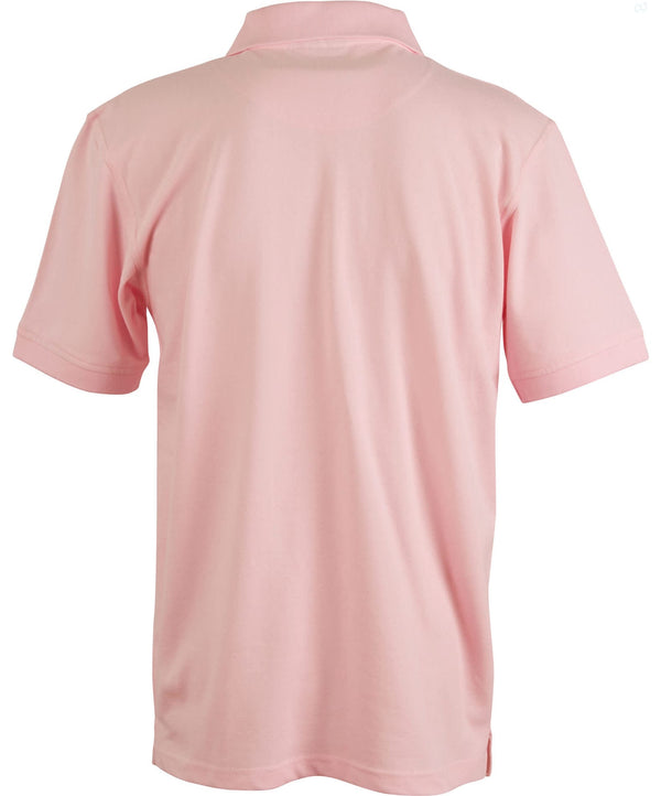 Mens cotton stretch polo [53-PS55]