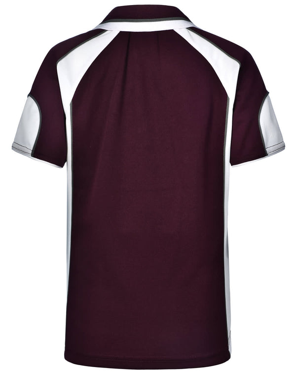 Kids Cooldry Contrast Polo With Sleeve Panel [53-PS61K]