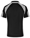 Mens Cooldry Contrast Polo With Sleeve Panel [53-PS61]