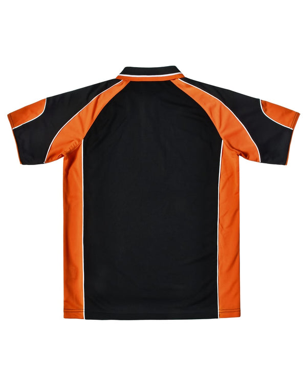 Mens Cooldry Contrast Polo With Sleeve Panel [53-PS61]