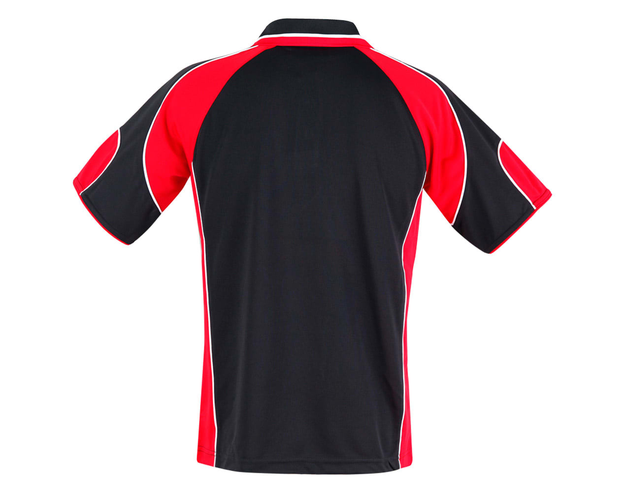 Mens Cooldry Contrast Polo With Sleeve Panel [53-PS61]
