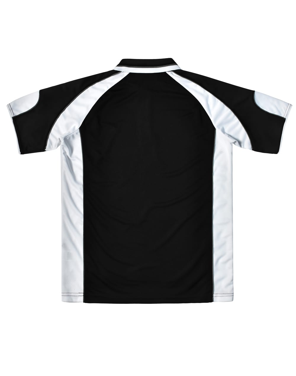 Mens Cooldry Contrast Polo With Sleeve Panel [53-PS61]