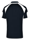 Mens Cooldry Contrast Polo With Sleeve Panel [53-PS61]