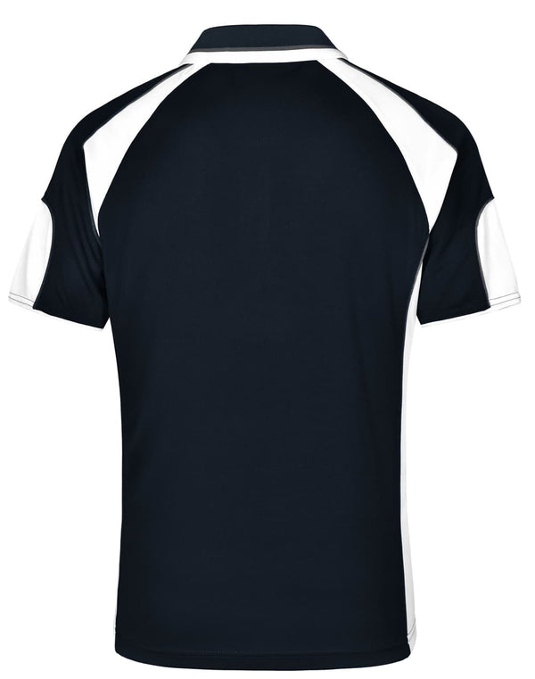 Mens Cooldry Contrast Polo With Sleeve Panel [53-PS61]
