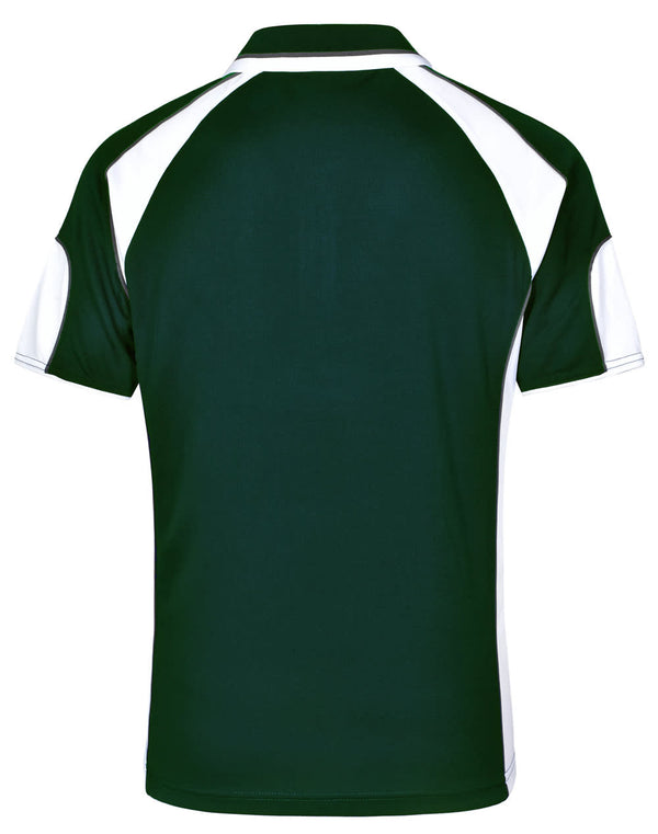 Mens Cooldry Contrast Polo With Sleeve Panel [53-PS61]