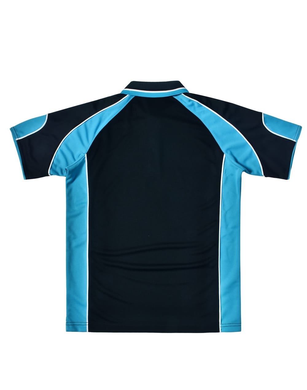 Mens Cooldry Contrast Polo With Sleeve Panel [53-PS61]