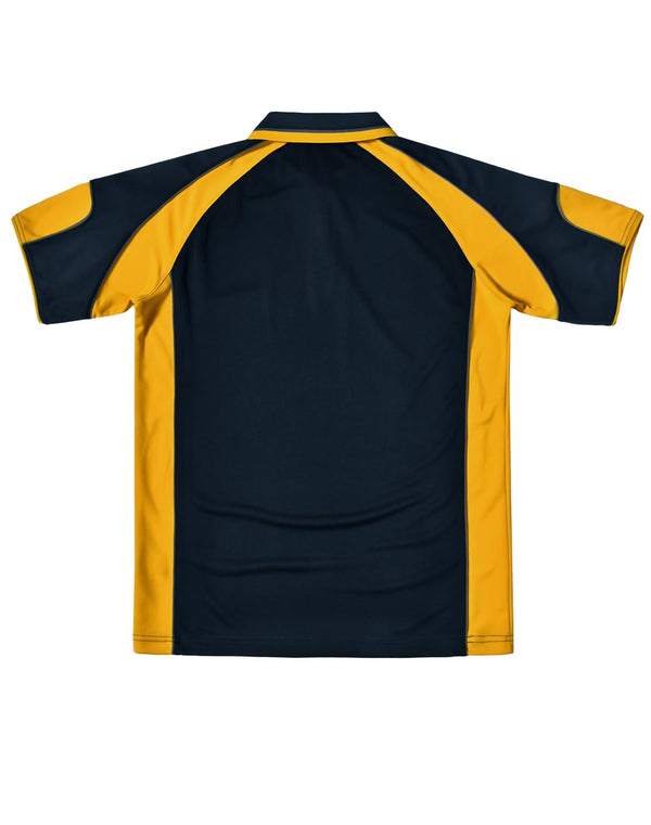 Mens Cooldry Contrast Polo With Sleeve Panel [53-PS61]