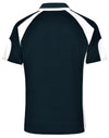 Mens Cooldry Contrast Polo With Sleeve Panel [53-PS61]