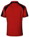 Mens Cooldry Contrast Polo With Sleeve Panel [53-PS61]